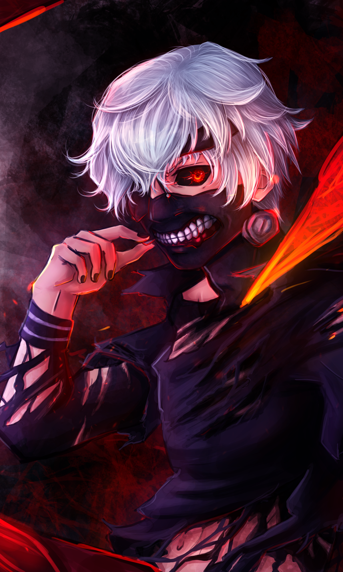 Ken Kaneki, ghoul, tokyo, HD phone wallpaper