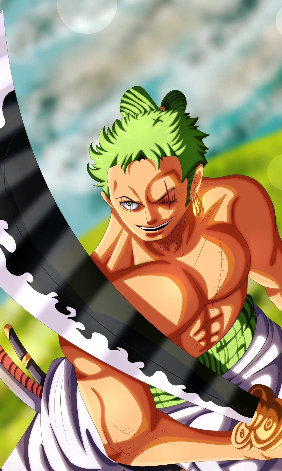 Download Roronoa Zoro Anime One Piece Phone Wallpaper
