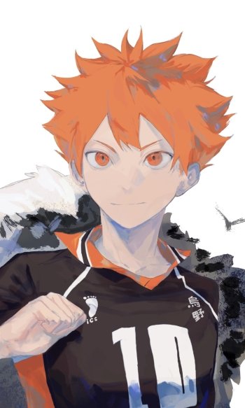 Shōyō Hinata Anime Haikyū!! Phone Wallpaper