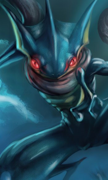 Greninja (Pokémon) Anime Pokemon Phone Wallpaper