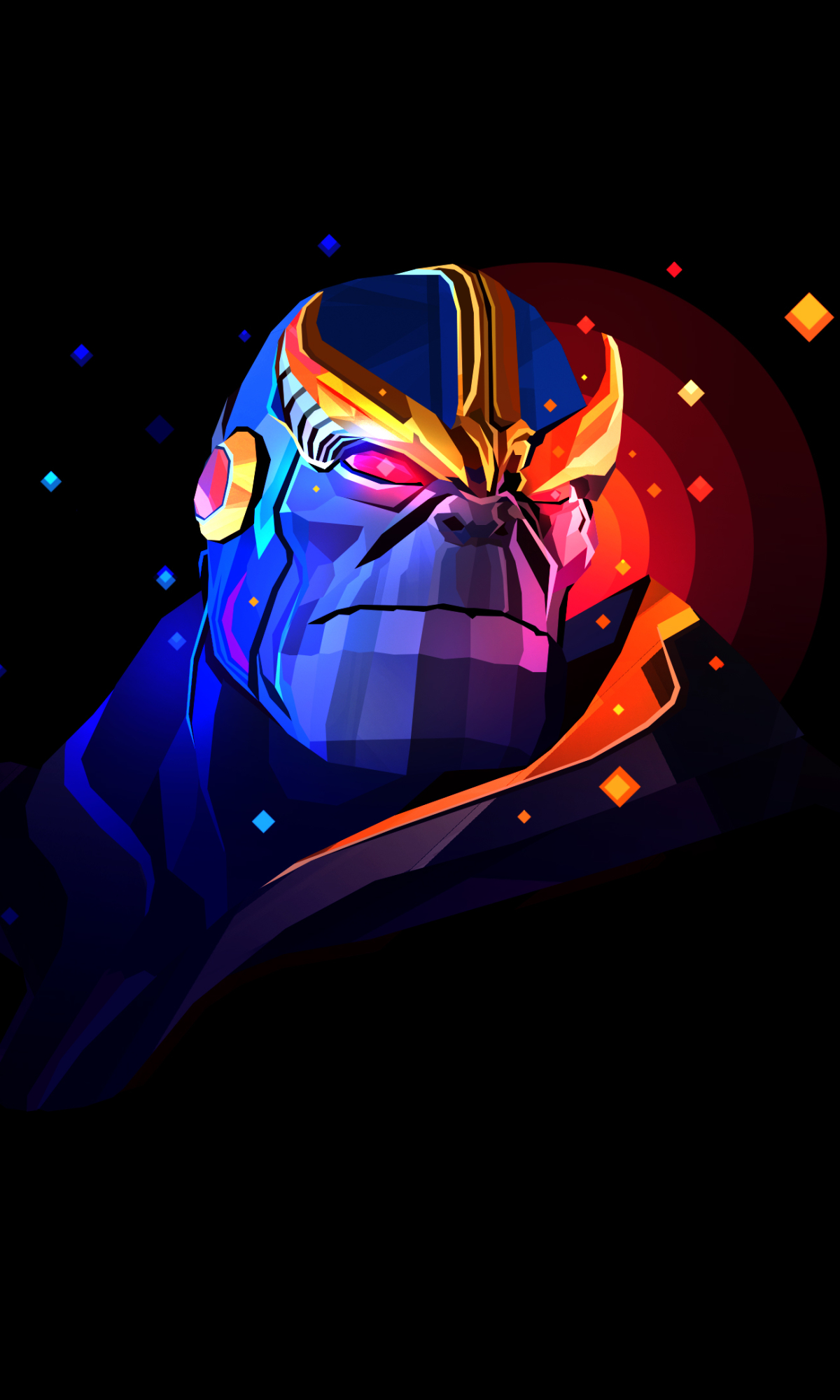 Thanos Phone Wallpaper by Justin Maller