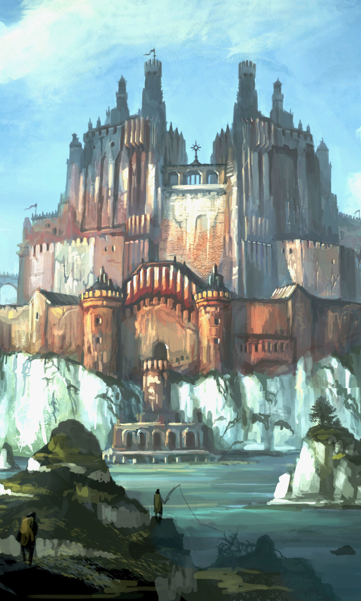 Fantasy Castle Phone Wallpaper