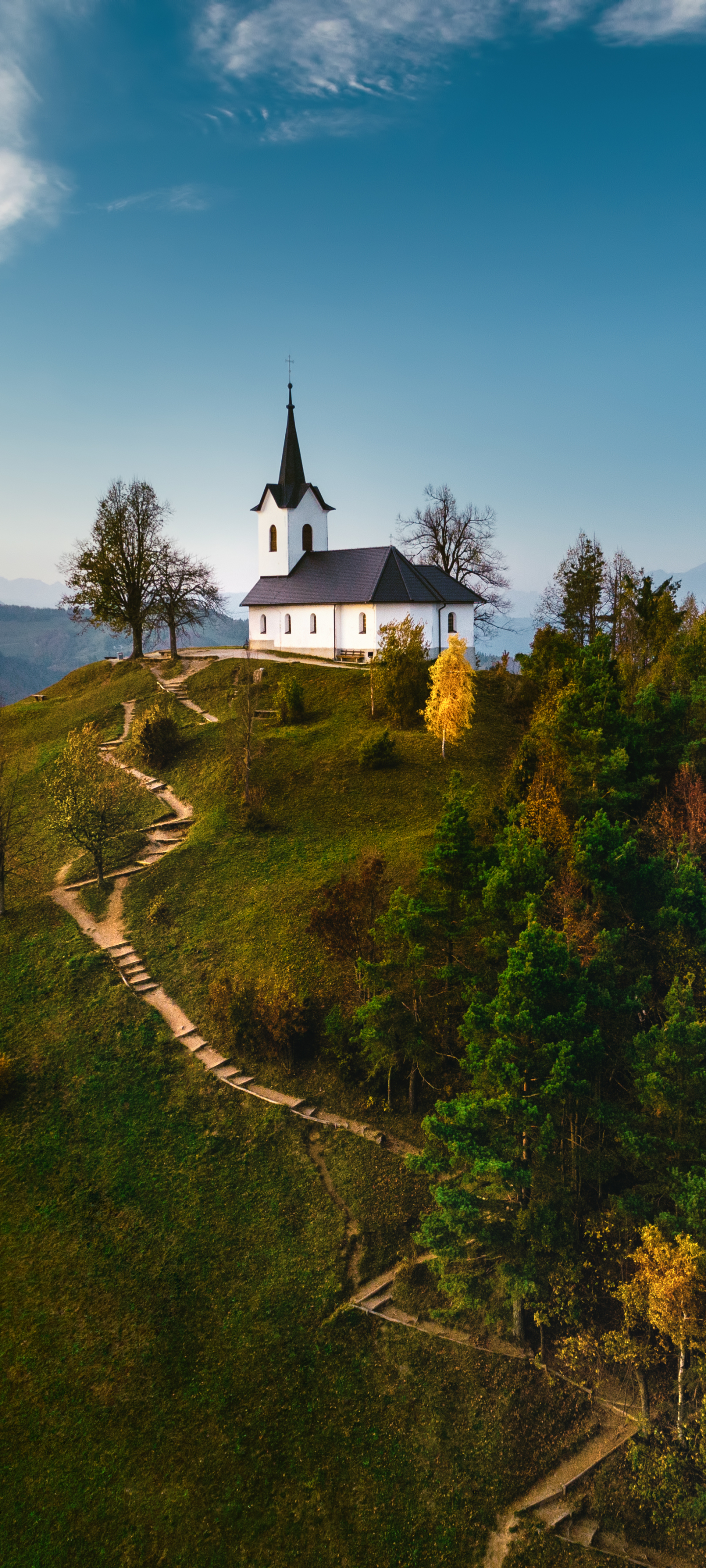 The Sv. Jakob hill in the Polhov Gradec Hill Range near Ljubljana. by Valentin Valkov