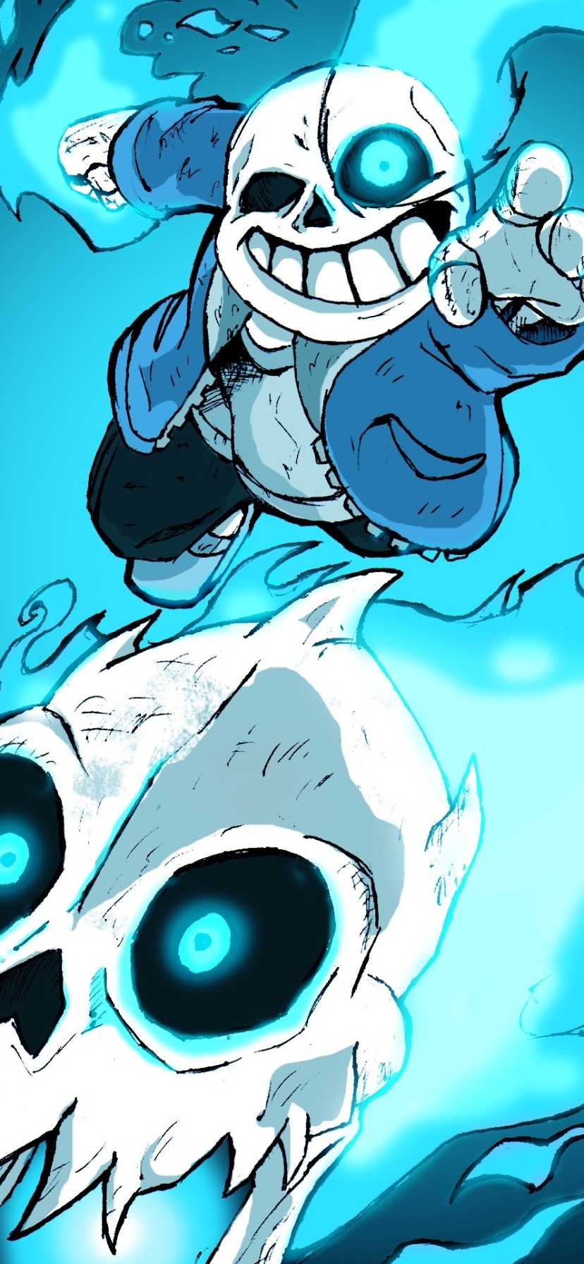 Undertale Sans 💙💀 Phone Wallpaper  Phone wallpaper, Android wallpaper,  Wallpaper