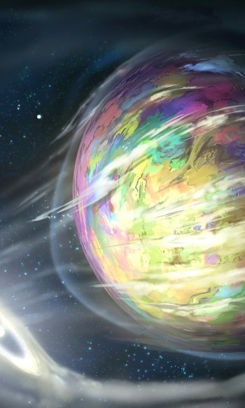 Sci Fi planet Phone Wallpaper