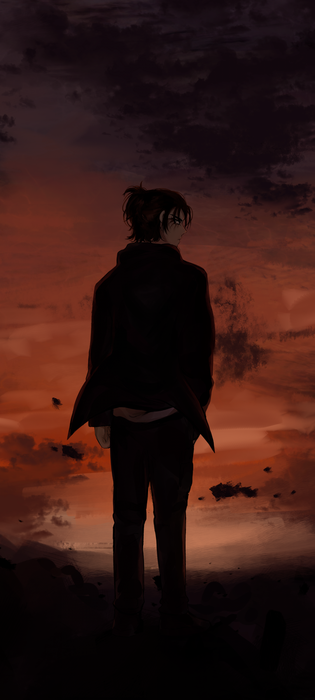 Download Eren Yeager Anime Attack On Titan Phone Wallpaper