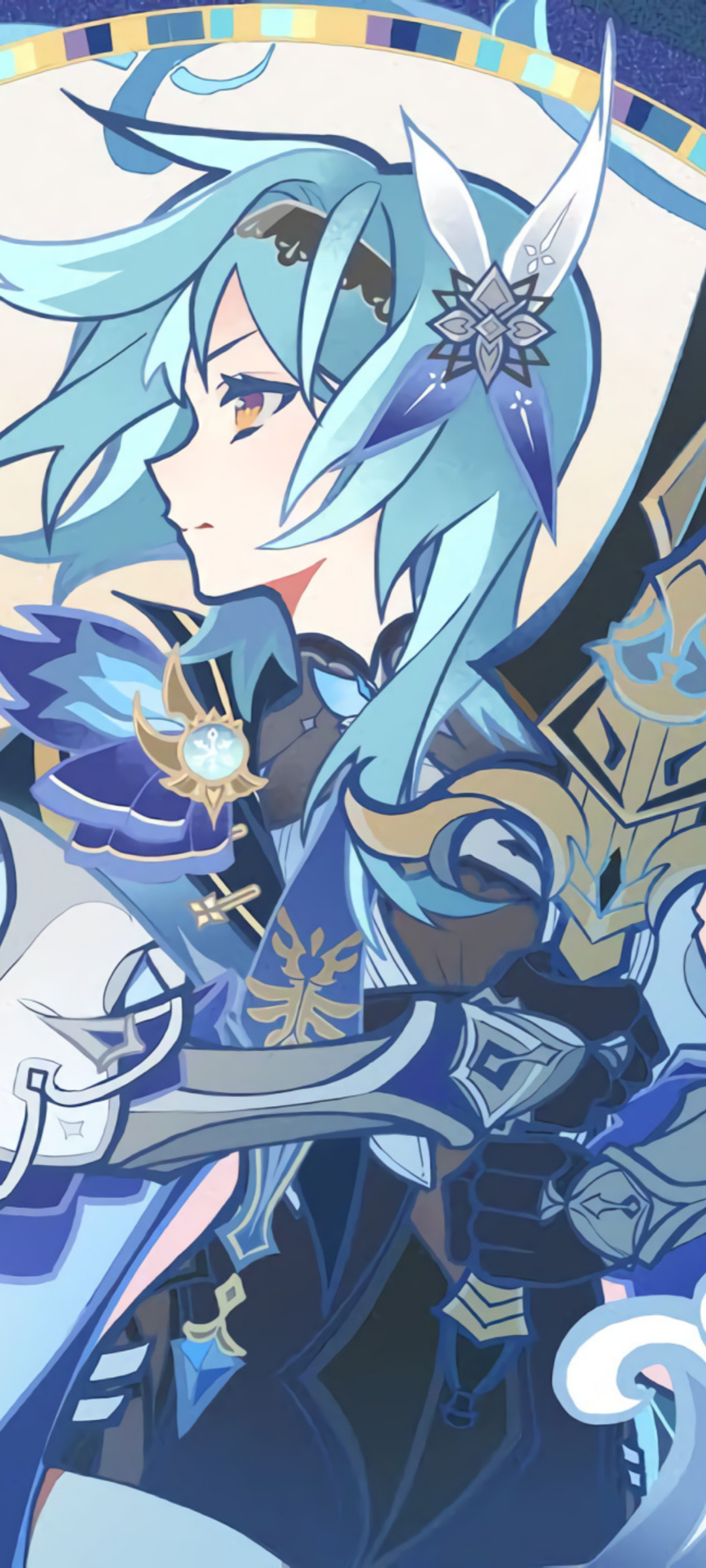 Download Eula (Genshin Impact) Video Game Genshin Impact Phone Wallpaper