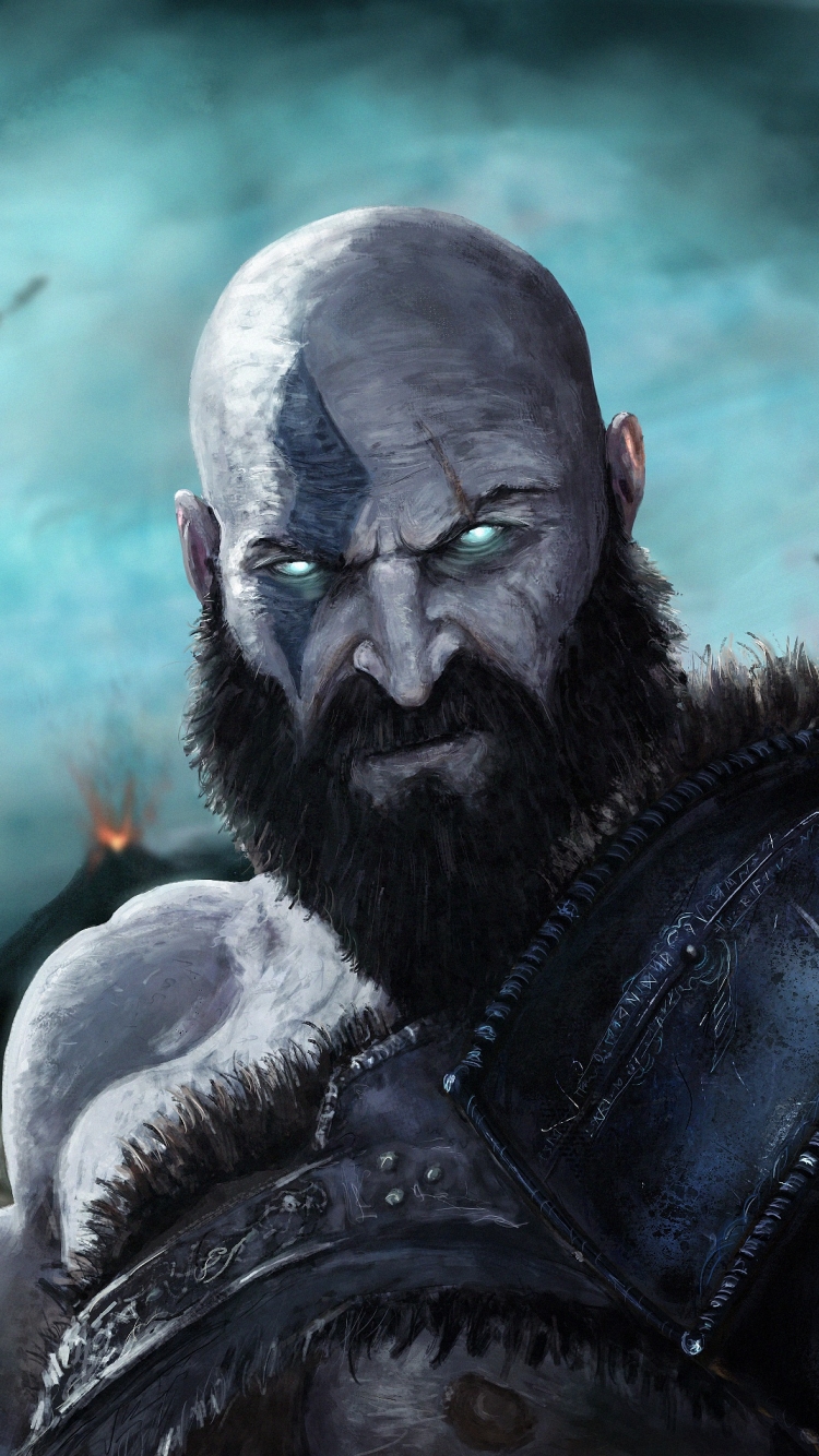 1242x2688 Resolution Kratos in God of War Ragnarok Iphone XS MAX Wallpaper   Wallpapers Den