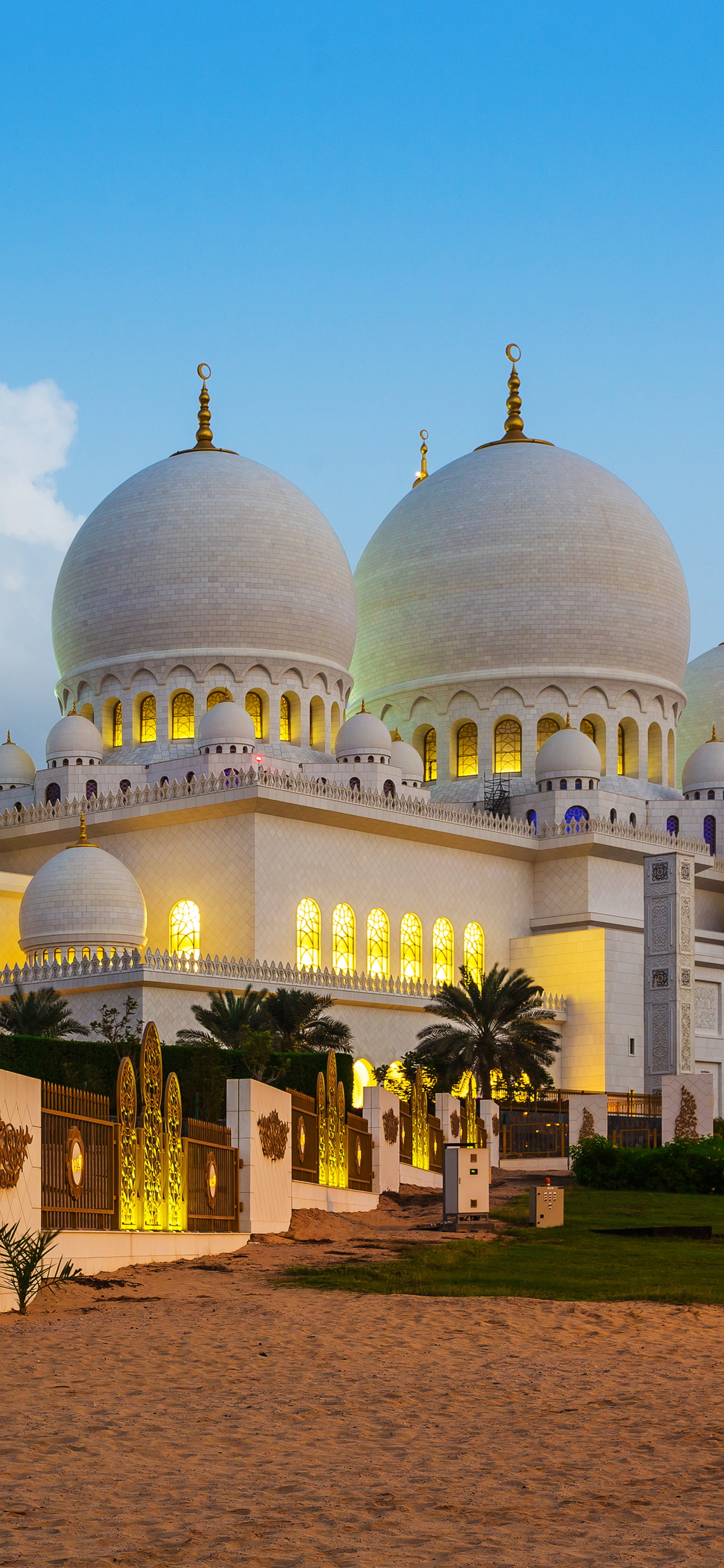The Sheikh Zayed Grand Mosque is located in Abu Dhabi, the capital city of the United Arab Emirates.