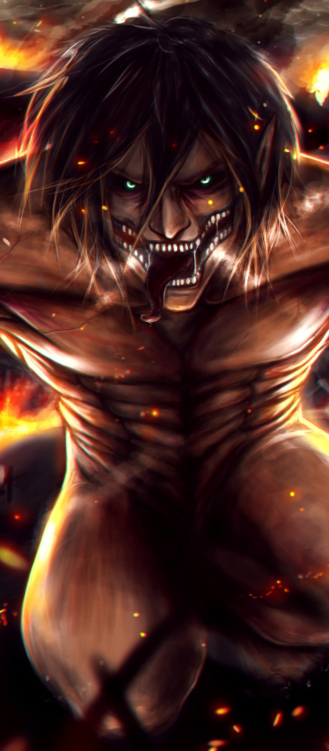 Download Eren Yeager Anime Attack On Titan Phone Wallpaper - Mobile Abyss