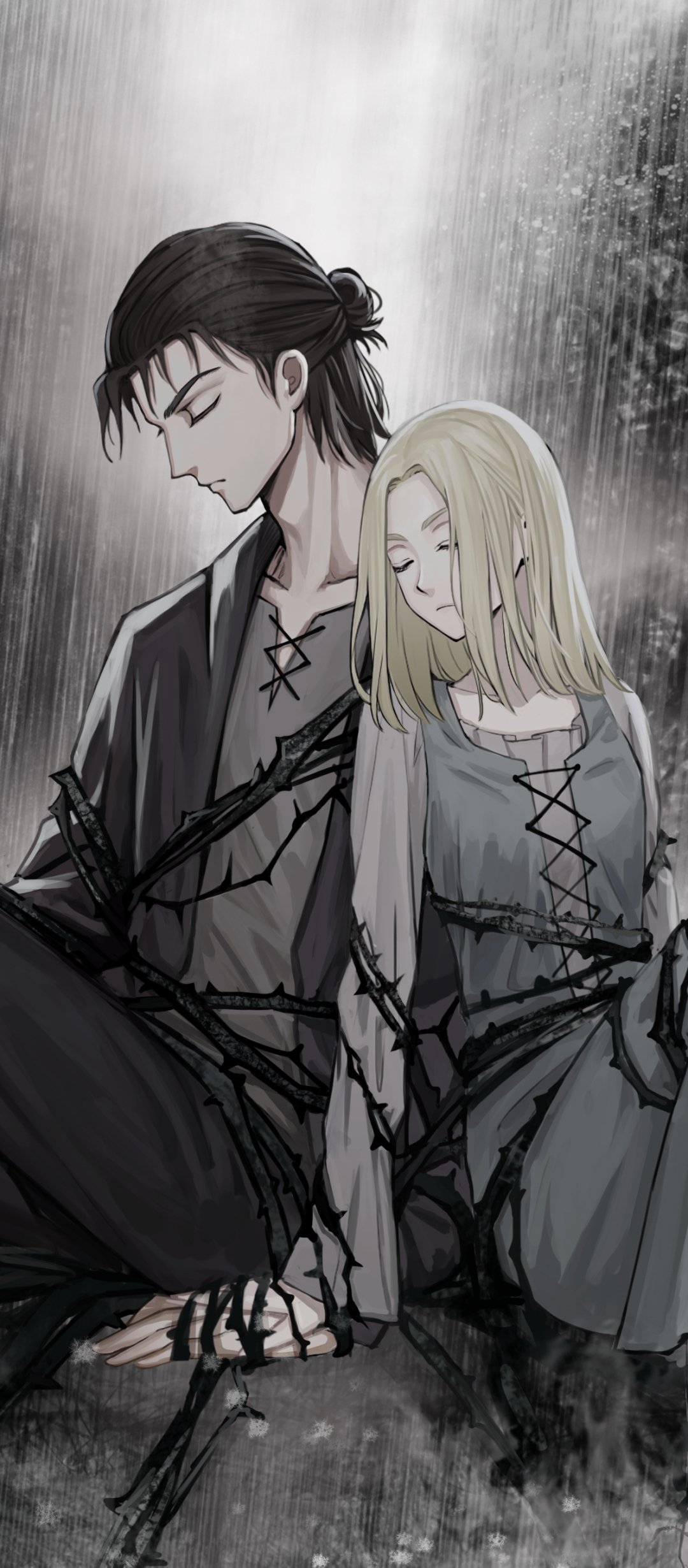 Download Eren Yeager Historia Reiss Anime Attack On Titan Phone Wallpaper