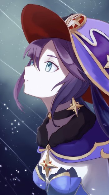 Mona (Genshin Impact) video game Genshin Impact Phone Wallpaper