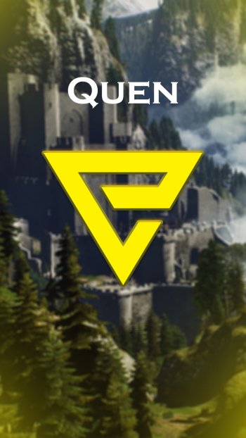  Quen sing of The Witcher