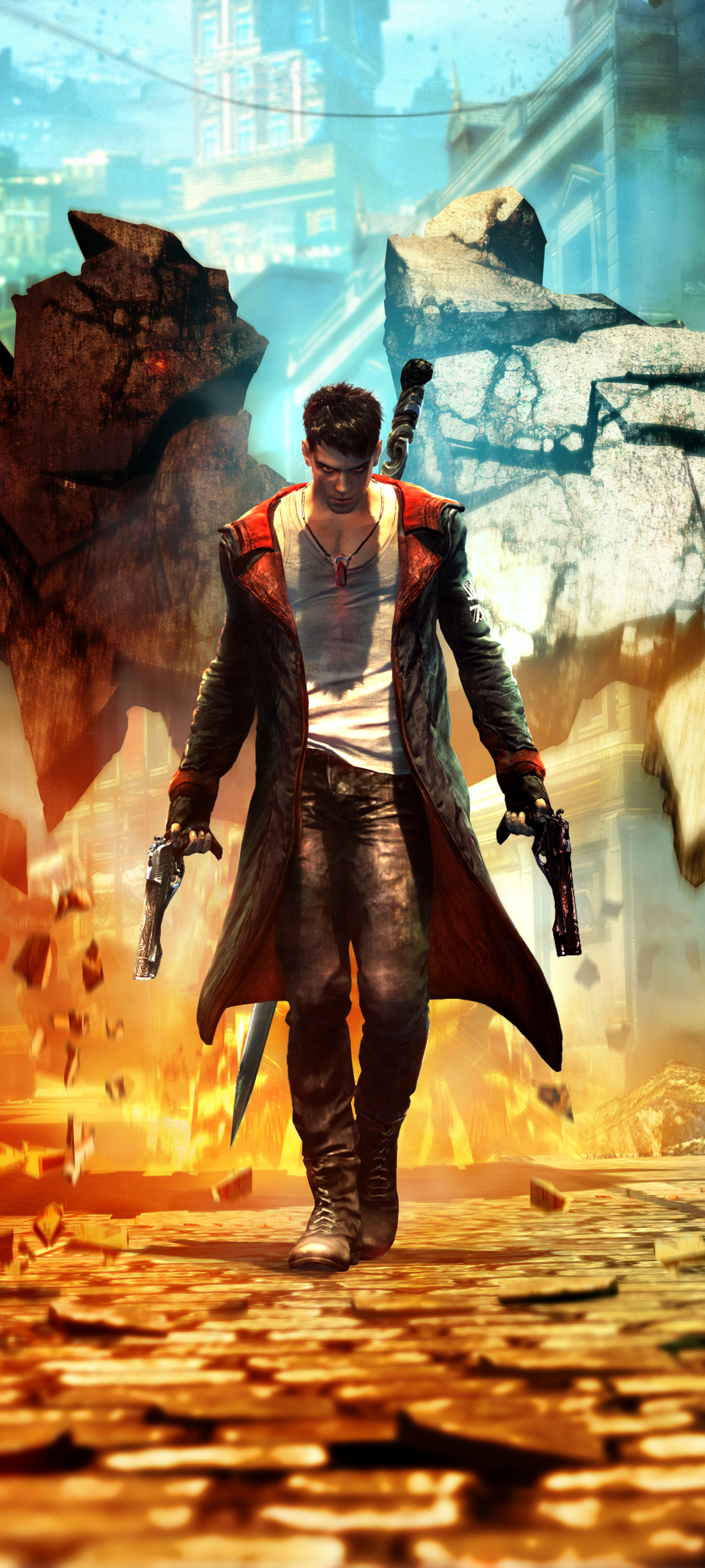 Mobile wallpaper: Devil May Cry, Video Game, Dante (Devil May Cry