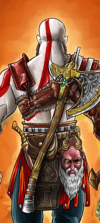 God of War Kratos (God Of War) video game God of War (2018) Phone Wallpaper