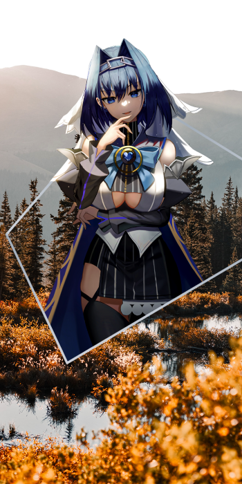  Ouro Kronii clean wallpaper [QHD]