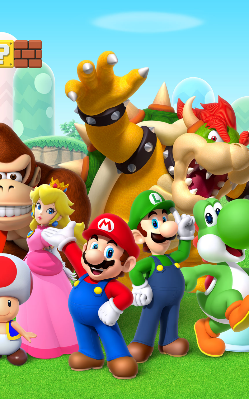 Download Video Game Super Mario Bros. Phone Wallpaper - Mobile Abyss