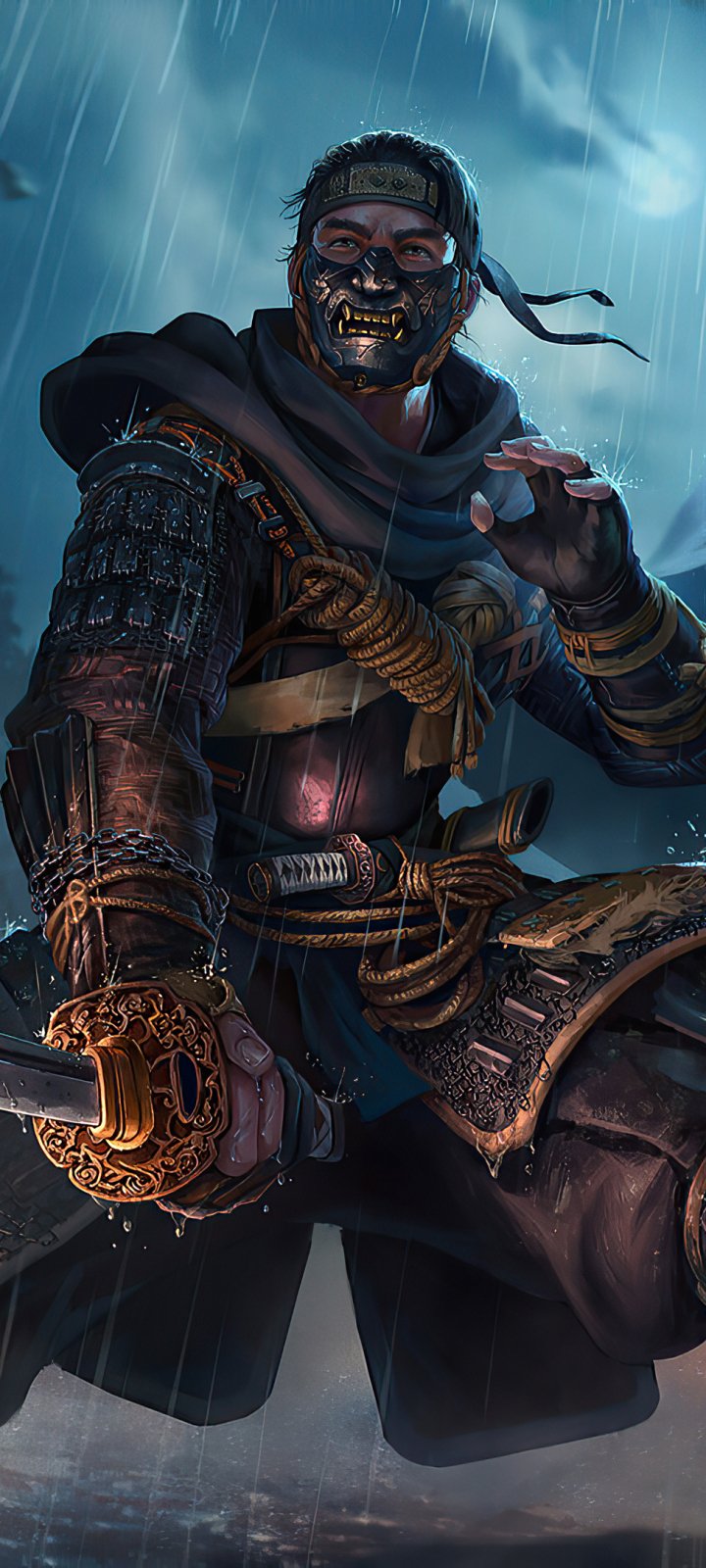 Download Warrior Samurai Video Game Ghost Of Tsushima Phone Wallpaper