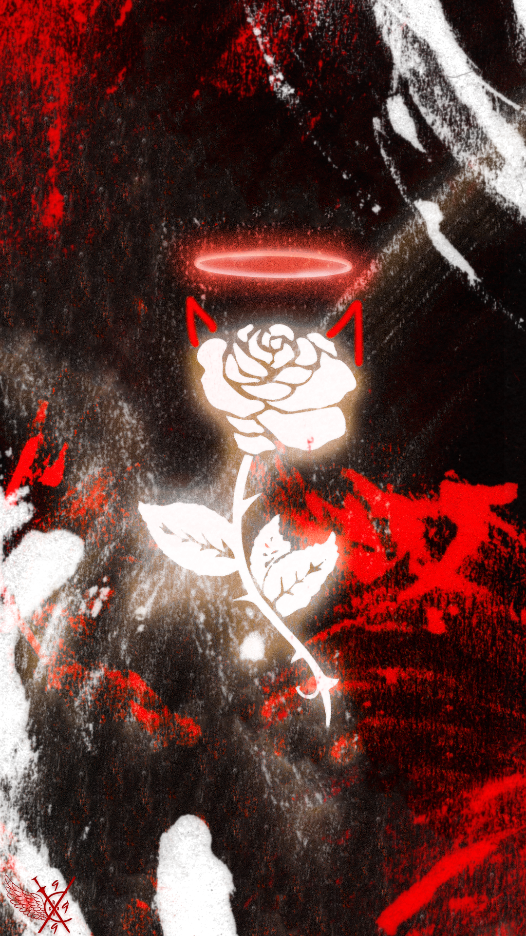 Download Rose Artistic Flower Phone Wallpaper