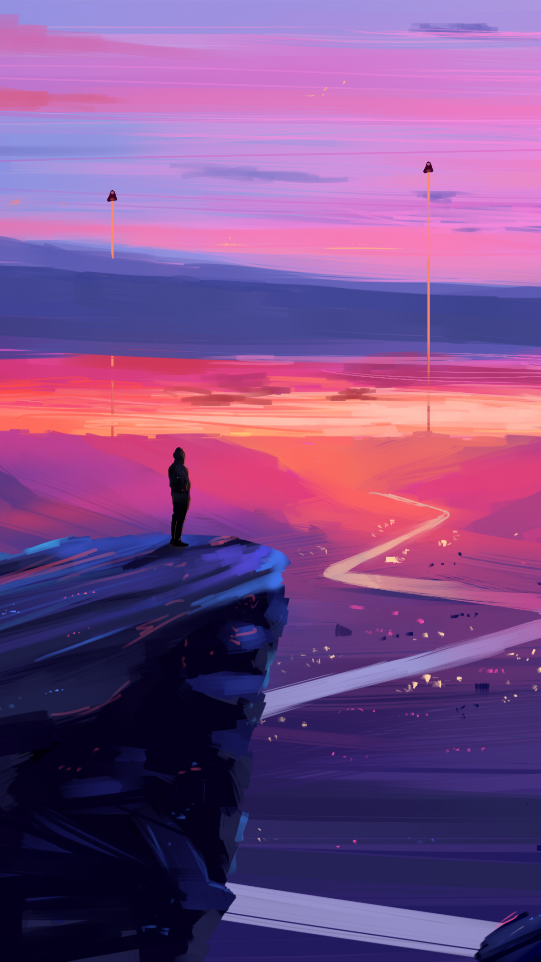 Download Sci Fi Landscape Phone Wallpaper