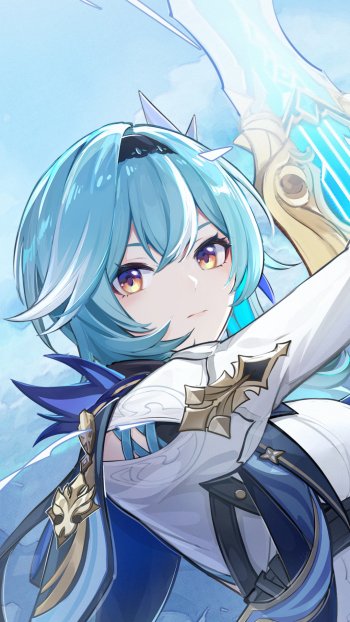 Eula (Genshin Impact) video game Genshin Impact Phone Wallpaper