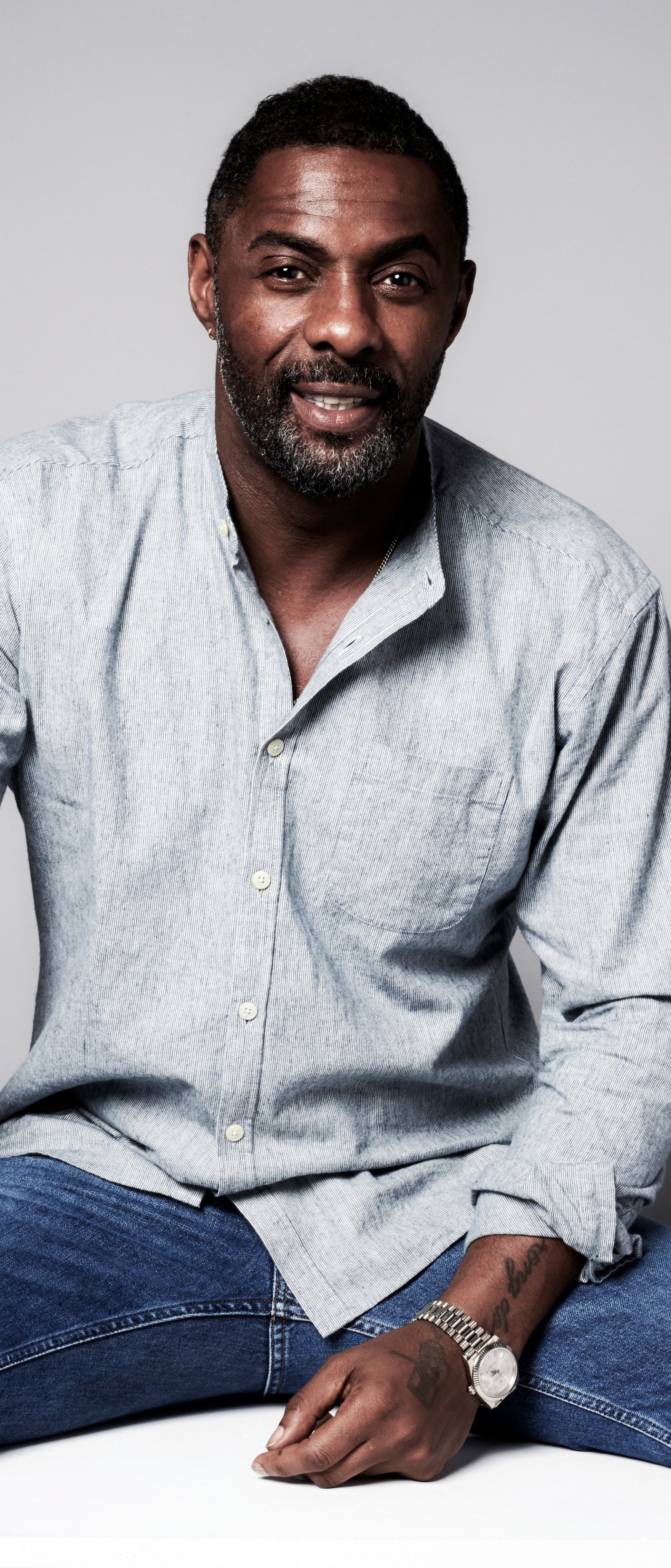 Download Beard English Actor Celebrity Idris Elba Phone Wallpaper ...