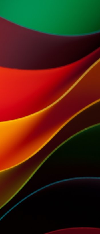 wave Abstract colors Phone Wallpaper