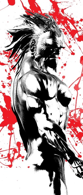 Comic Wolverine Phone Wallpaper