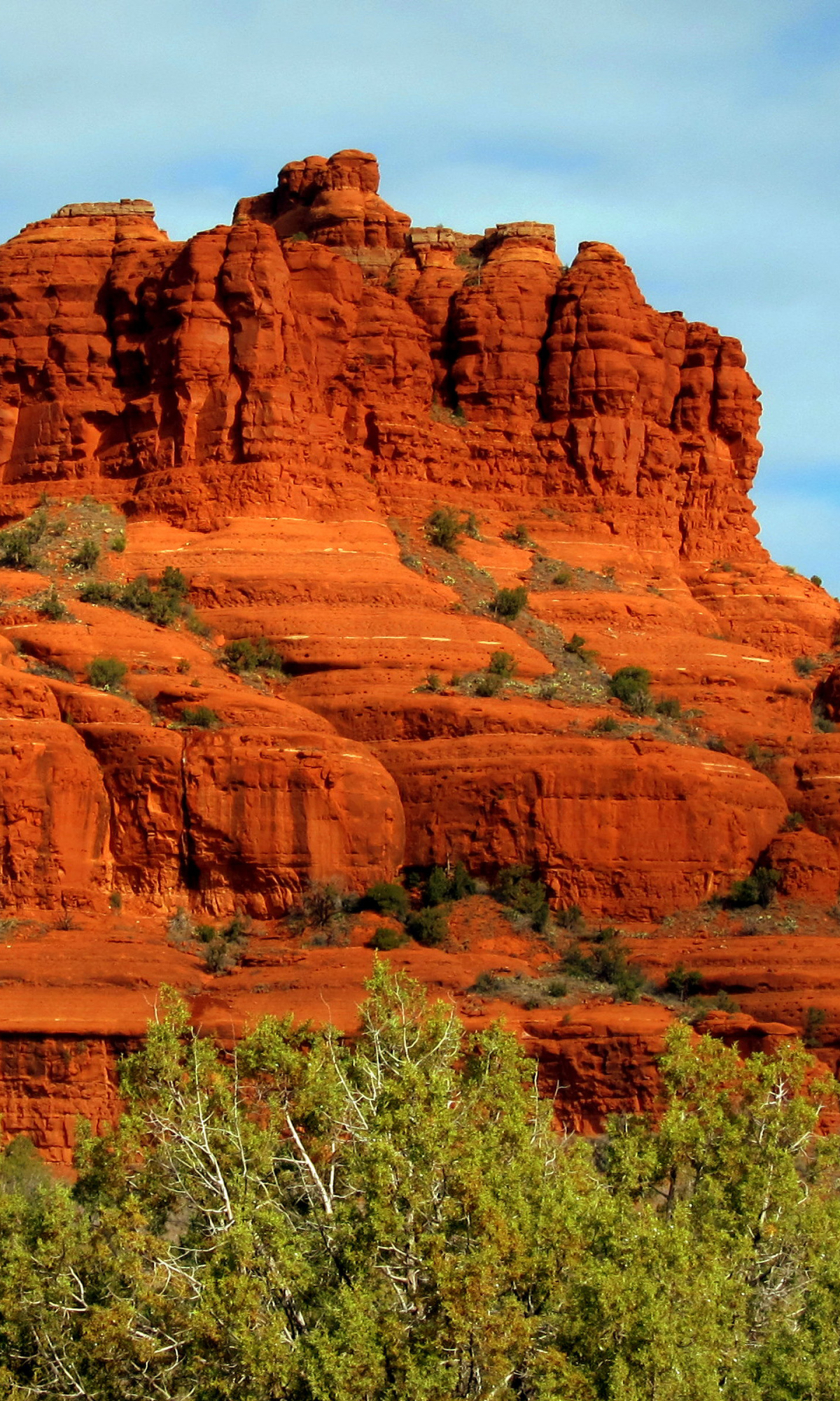 Bell and Courtroom Butte in Sedona, Arizona