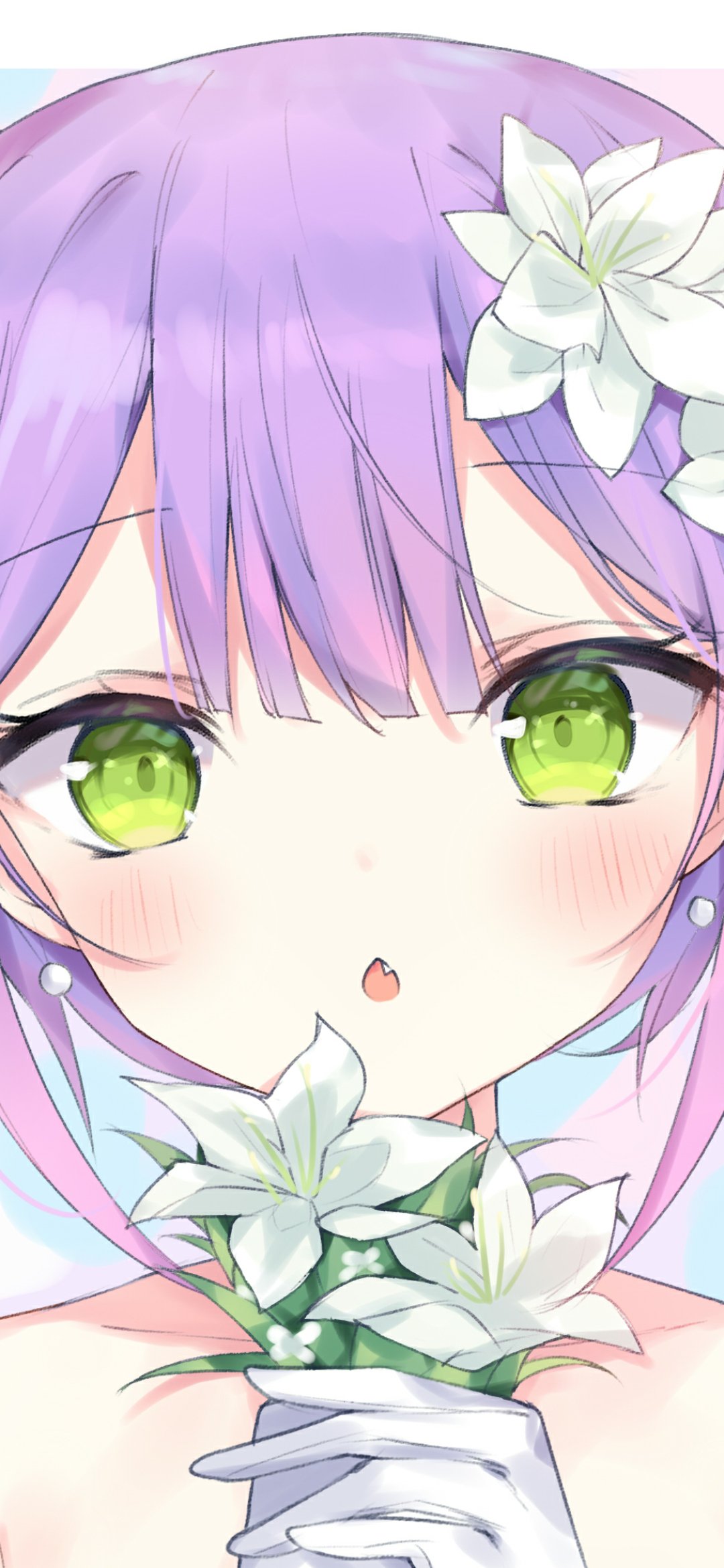 Download Hololive Tokoyami Towa Anime Virtual Youtuber Phone Wallpaper
