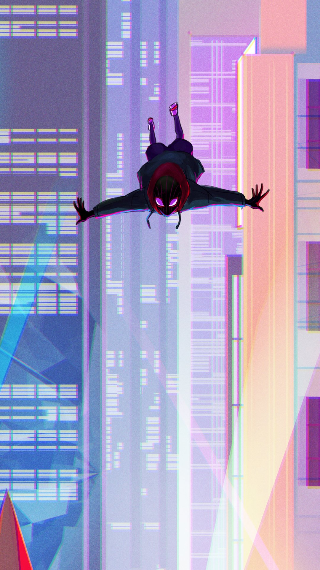 Download Miles Morales Spider Man Movie Spider-Man: Into The Spider-Verse Phone Wallpaper