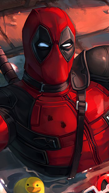 Comic Deadpool Phone Wallpaper