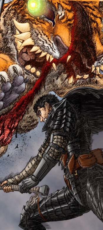 Guts (Berserk) Anime Berserk Phone Wallpaper