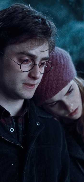 Hermione Granger Emma Watson Daniel Radcliffe Harry Potter movie Harry Potter and the Deathly Hallows: Part 1 Phone Wallpaper