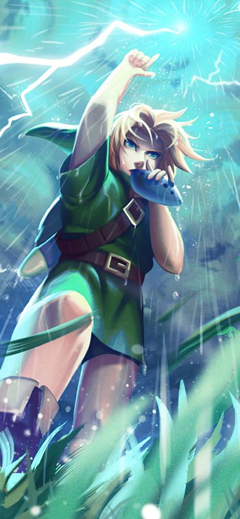 Young Link video game The Legend Of Zelda: Ocarina Of Time Phone Wallpaper