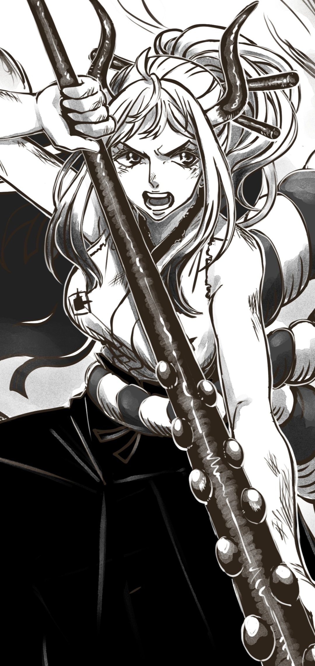 Download Yamato (One Piece) Anime One Piece Phone Wallpaper