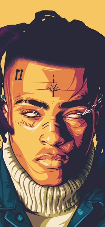 music XXXTentacion Phone Wallpaper