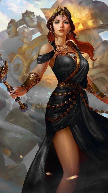 green eyes goddess Hera (Smite) video game Smite Phone Wallpaper
