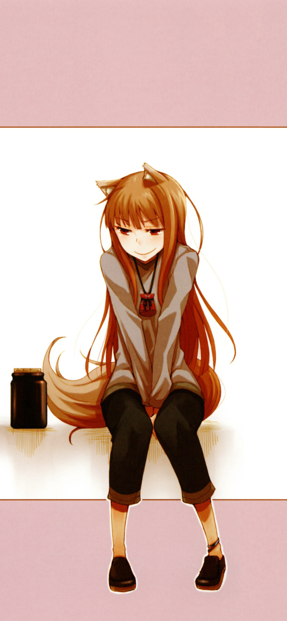Spice and Wolf Phone Wallpaper