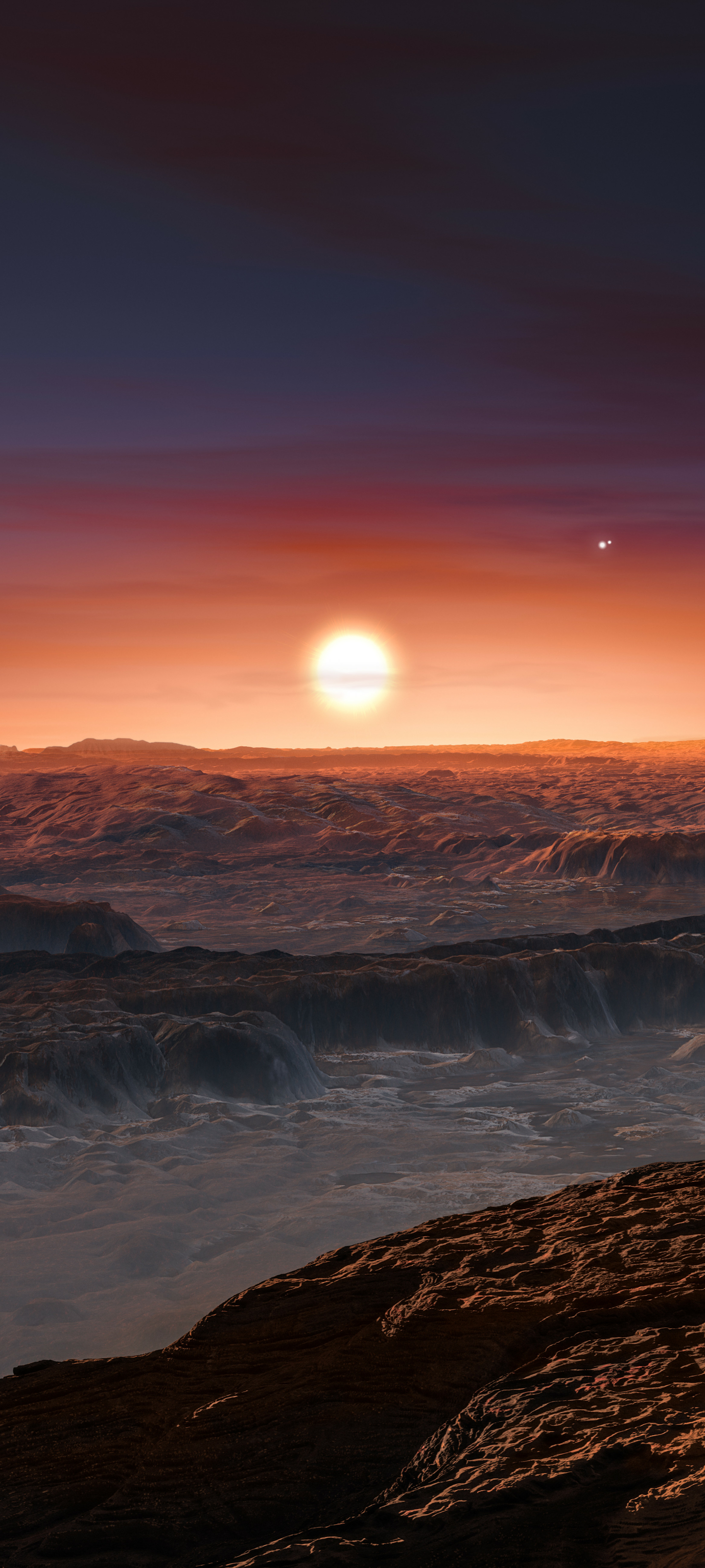 Artist's impression of the planet orbiting Proxima Centauri by ESO