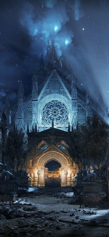 church Dark Souls video game Dark Souls III Phone Wallpaper