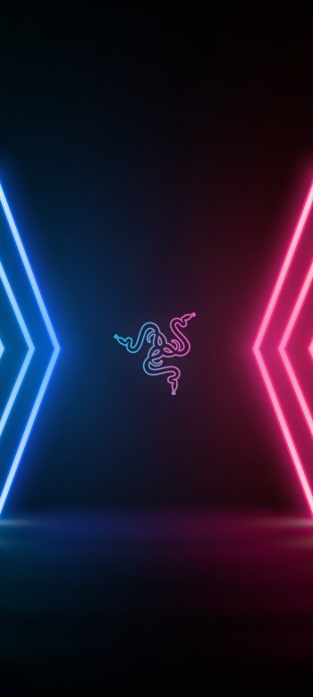 neon technology Razer Phone Wallpaper