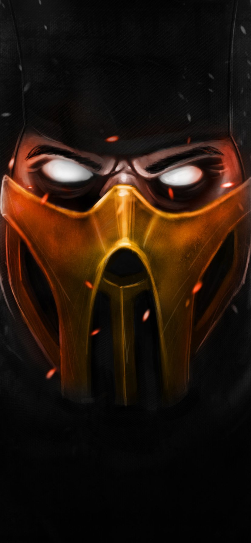 Download Scorpion (Mortal Kombat) Video Game Mortal Kombat Phone Wallpaper