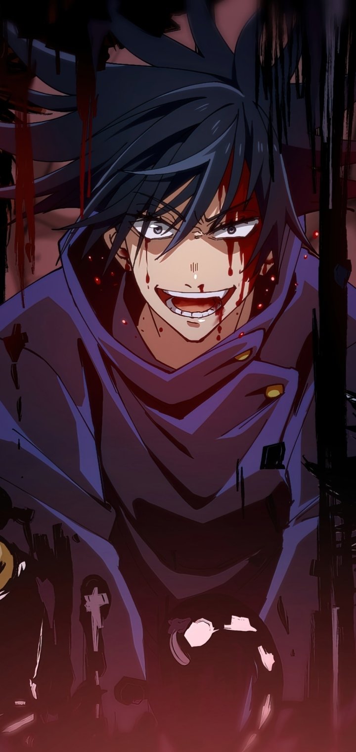 Download Megumi Fushiguro Anime Jujutsu Kaisen Phone Wallpaper