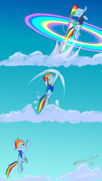 Rainbow Dash TV Show My Little Pony: Friendship Is Magic Phone Wallpaper