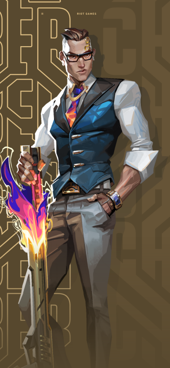 Chamber (Valorant) video game Valorant Phone Wallpaper