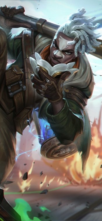 Ekko (League of Legends) video game League Of Legends Phone Wallpaper