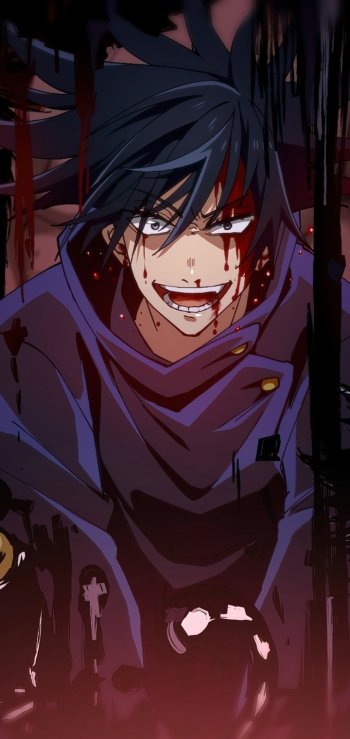 Megumi Fushiguro Anime Jujutsu Kaisen Phone Wallpaper