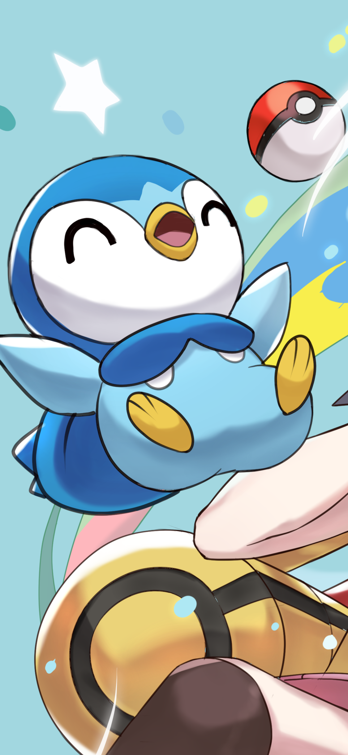 Mobile wallpaper: Pokémon, Video Game, Chibi, Piplup (Pokémon