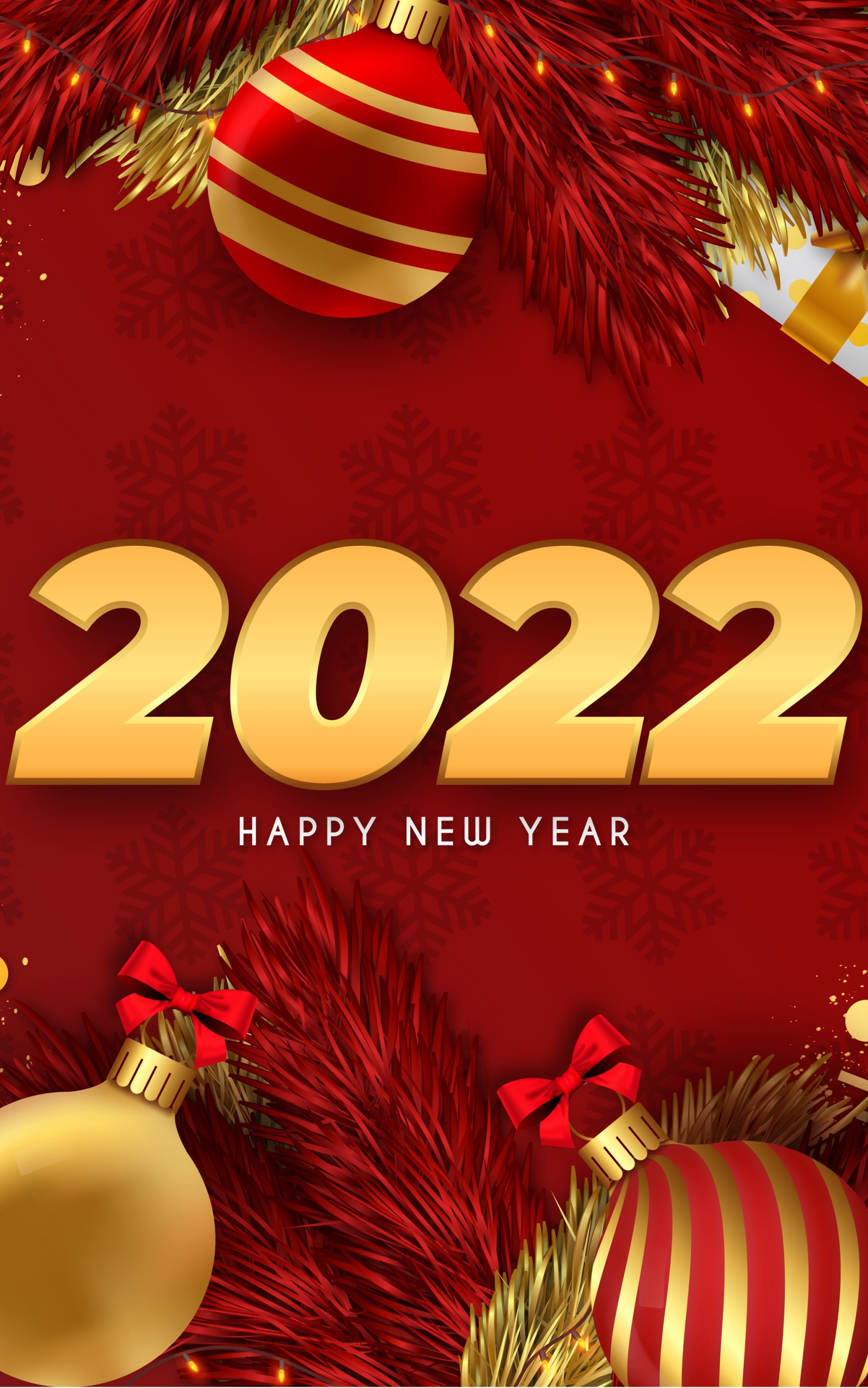 New Year 2022 Phone Wallpaper
